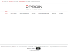 Tablet Screenshot of oproin.es